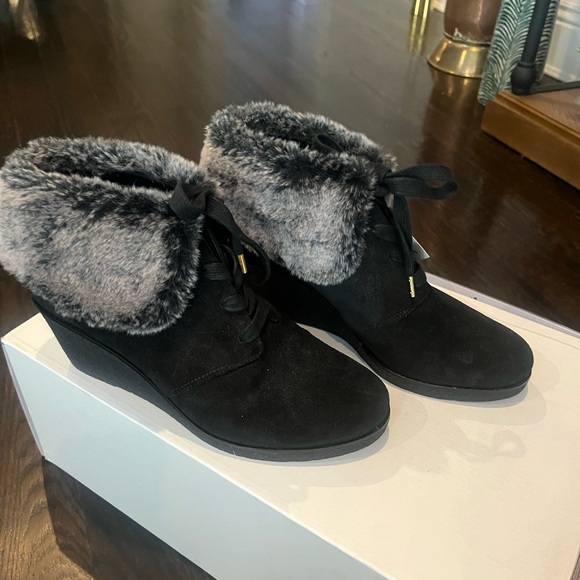 COLE HAAN Coralie Suede Booties - Picture 1 of 8